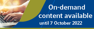 On-demand content available until 7 Oct 2022